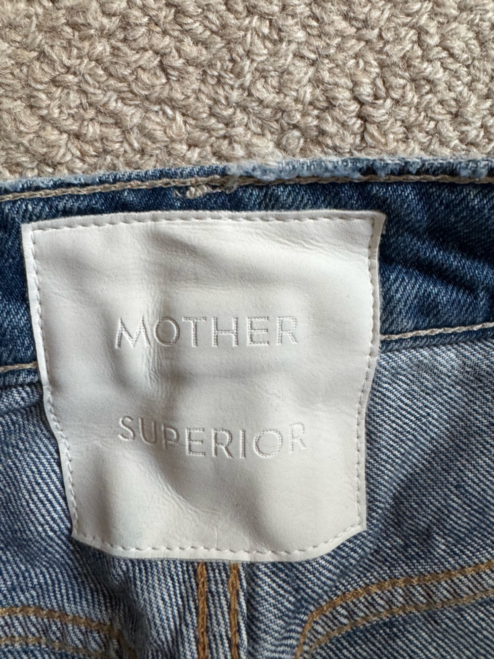 Mother Superior High Waisted Tunnel Vision Sneak in Take Me Higher Size 28 - Picture 9 of 13
